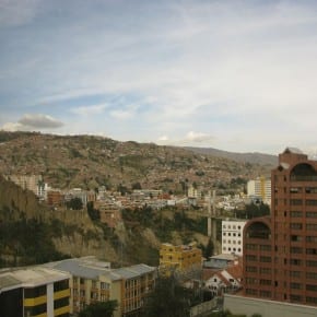 Finally in La Paz, Bolivia