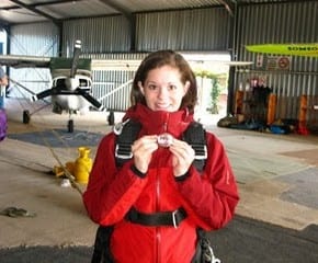 skydiving over south africa