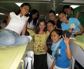 Me and newfound friends on Iloilo to Cebu overnight ferry
