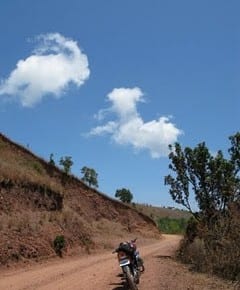 Motorbiking through Buswanga Coron