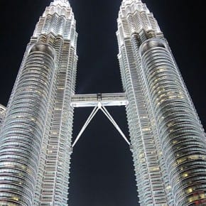 Petronas Towers at Night Kuala Lumpur