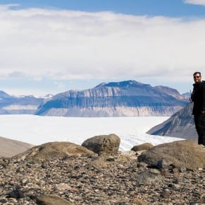 Michael in Antarctica Lake Bonney