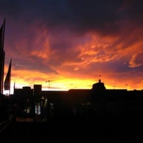 Sunset after the rain Sydney