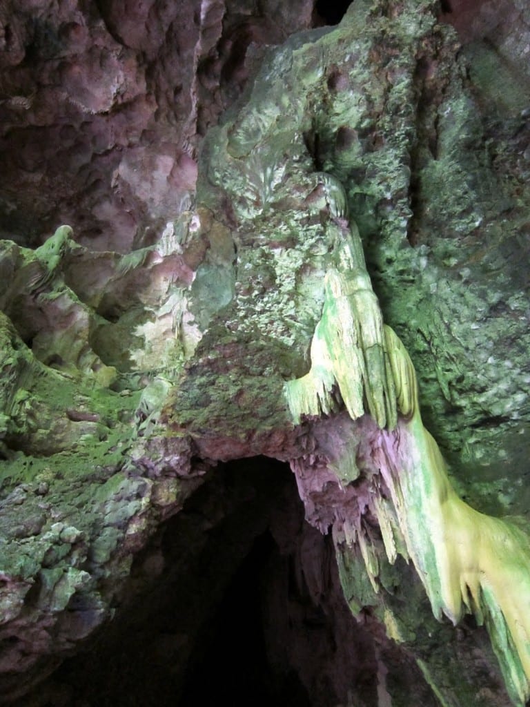 Exploring caves in Los Haitises National Park