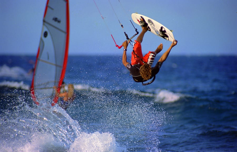 Kiteboarding on Cabarete Beach Dominican Republic