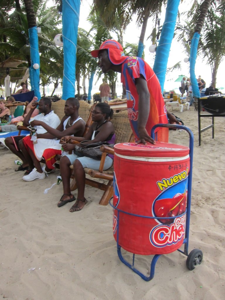 World Cup viewing from Cabarete Beach