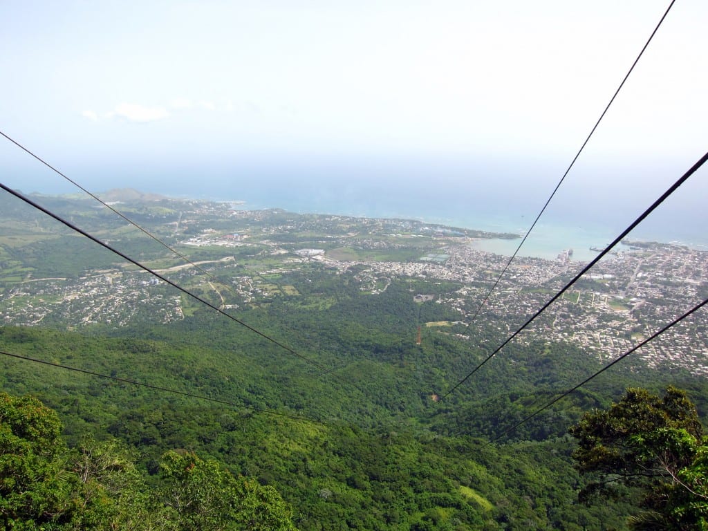 view from atop Isabel del Torres Dominican Republic