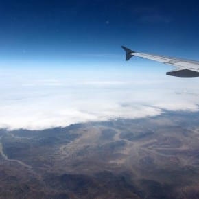 Coming in for landing at Quito's Airport