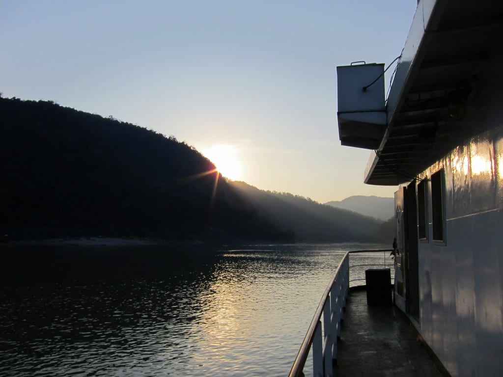 Dusk on the Ayeyarwaddy