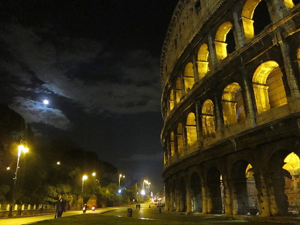 Rome's Colosseum at Night Rome's Colosseum at Night