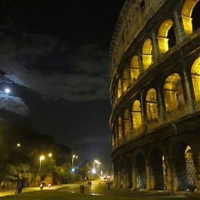Rome's Colosseum at Night