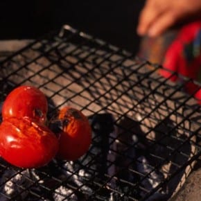 Naomi Duguid tomato on the grill