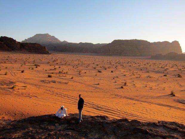 A sense of scale at Wadi Rum, Jordan