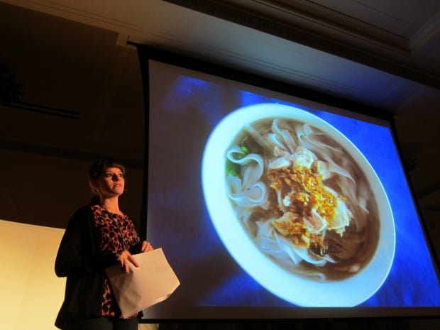Speaking about soup at the World Domination Summit