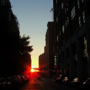 New York Manhattanhenge 2011