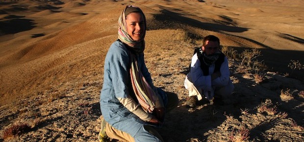 Marianne Elliott, Walking in hills above Chegcharan, Afghanistan