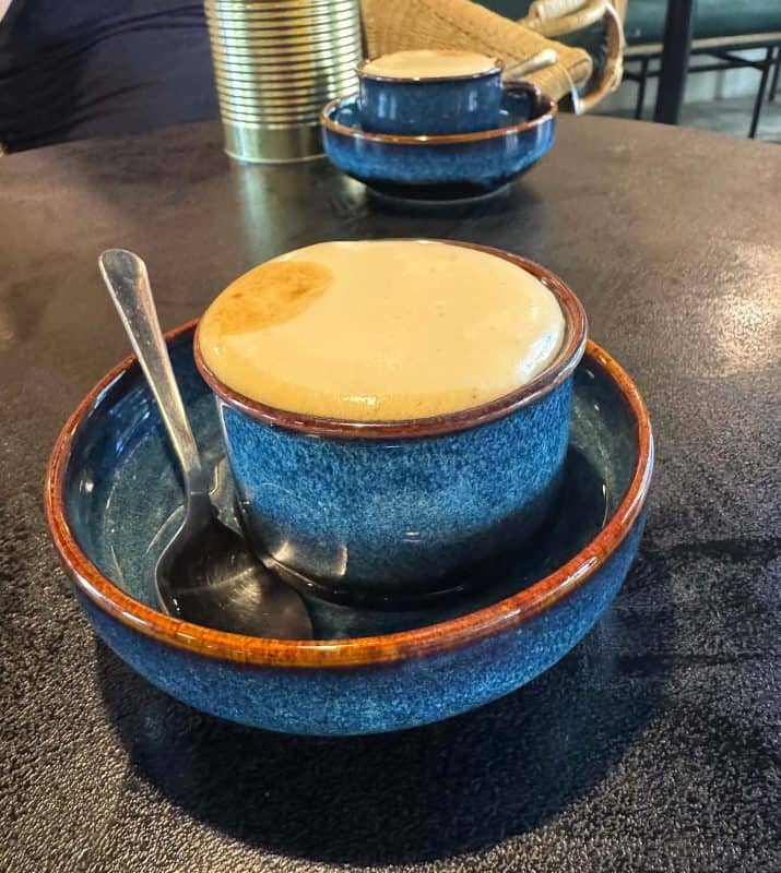 Vietnamese egg coffee in Prague