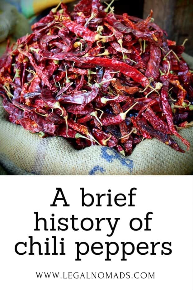 A Brief History of Chili Peppers from 6,100 Year Ago to Today