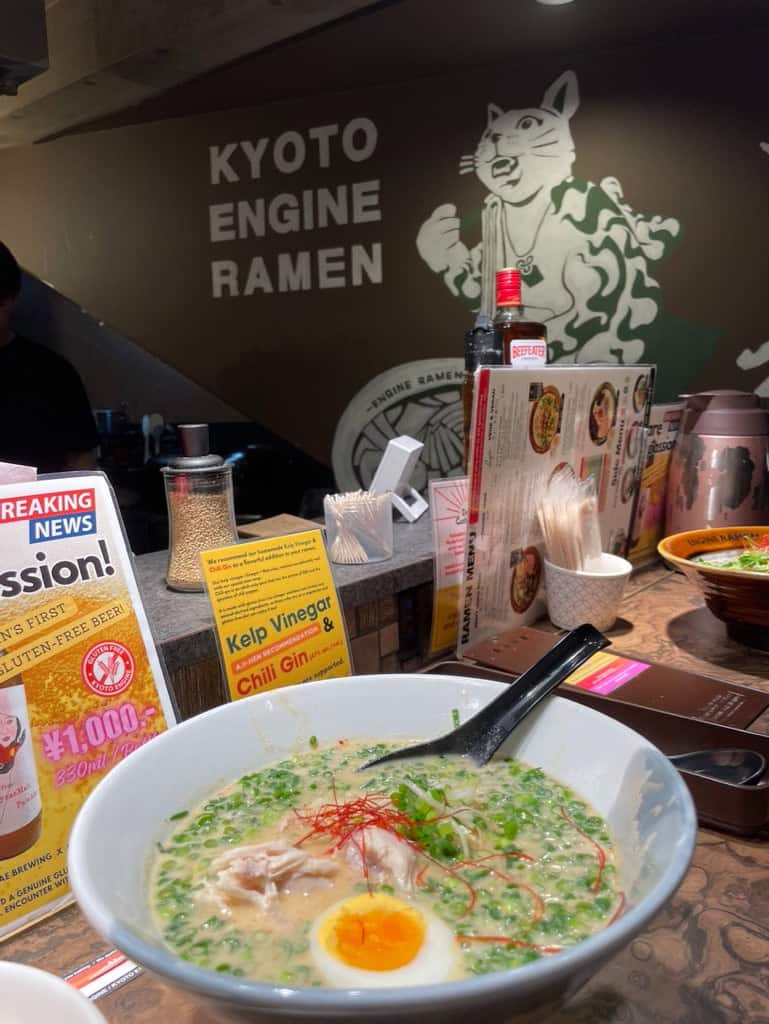 gluten free ramen japan kyoto engine ramen