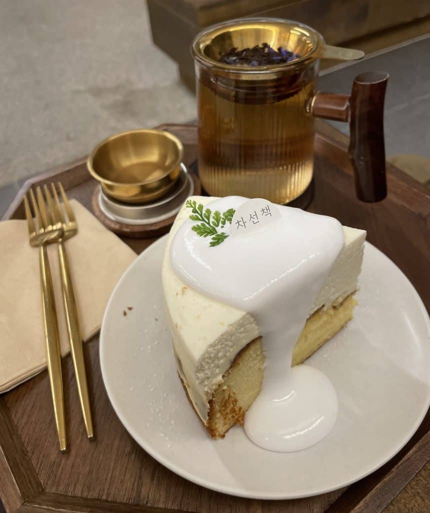 Busan gluten free cakes and tea - South Korea